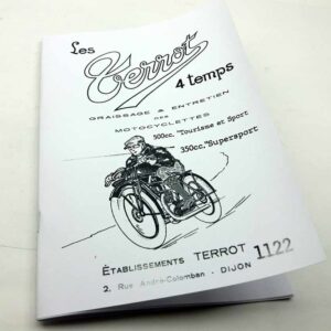 Terrot motocyclettes – 4 TEMPS reprint.