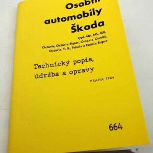 Osobní automobily Škoda 440, 445, 450 – Technický popis, údržba a opravy reprint