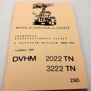 Desta DVHM 2022 TN, 3222 TN – Návod k obsluze a údržbě reprint.