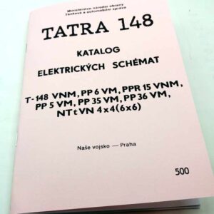 Tatra 148 Katalog Elektrických schémat reprint