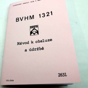 Desta BVHM 1321 Návod k obsluze reprint