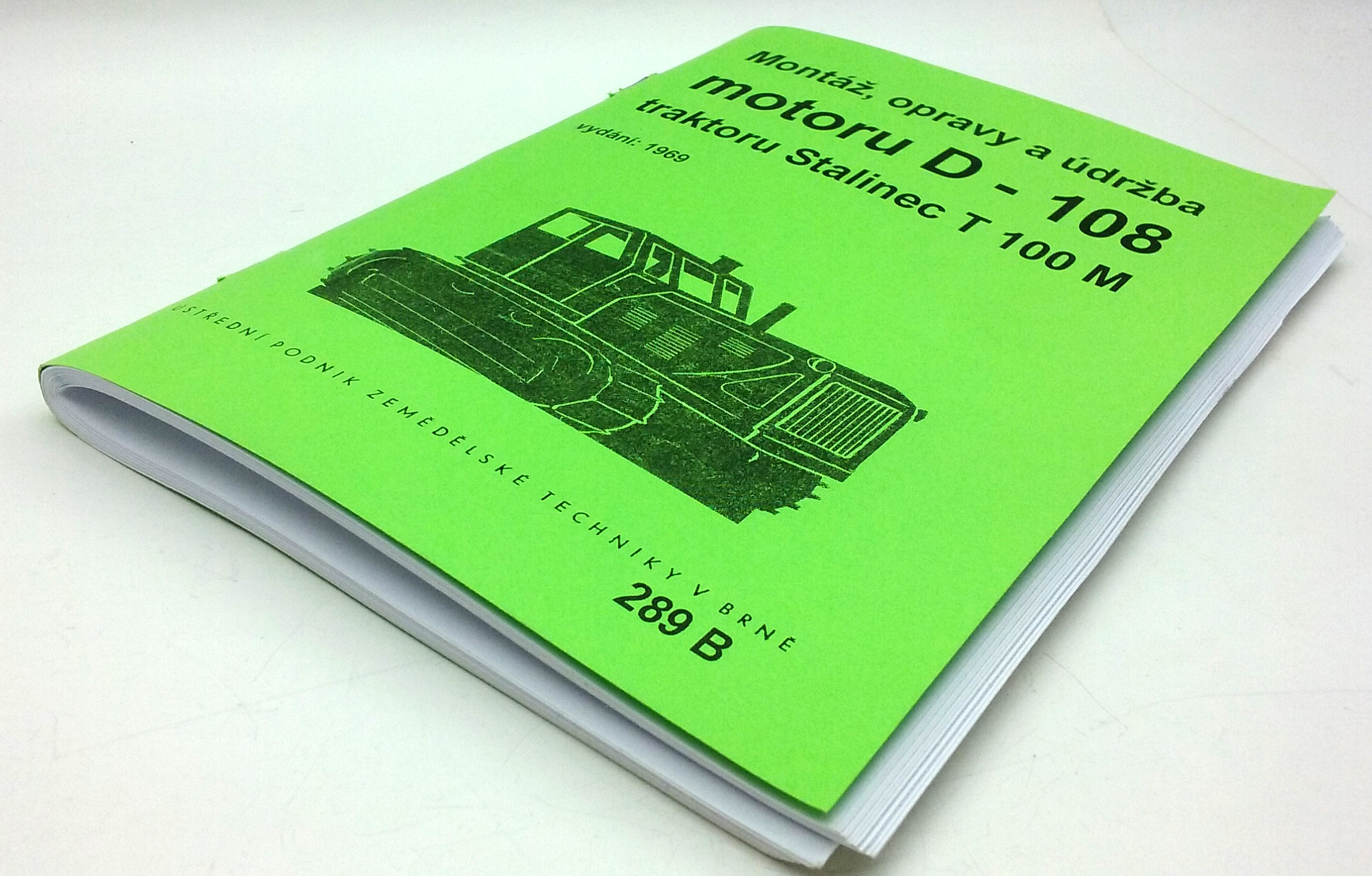 Motor D-108 pro traktor Stalinec T100M - Montáž, opravy údržba - reprint - Image 3