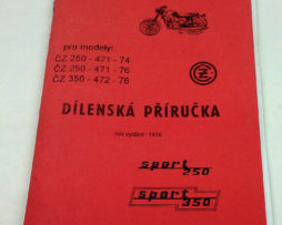 ČZ Sport 250/471, Sport 350/472 Dílenská příručka reprint