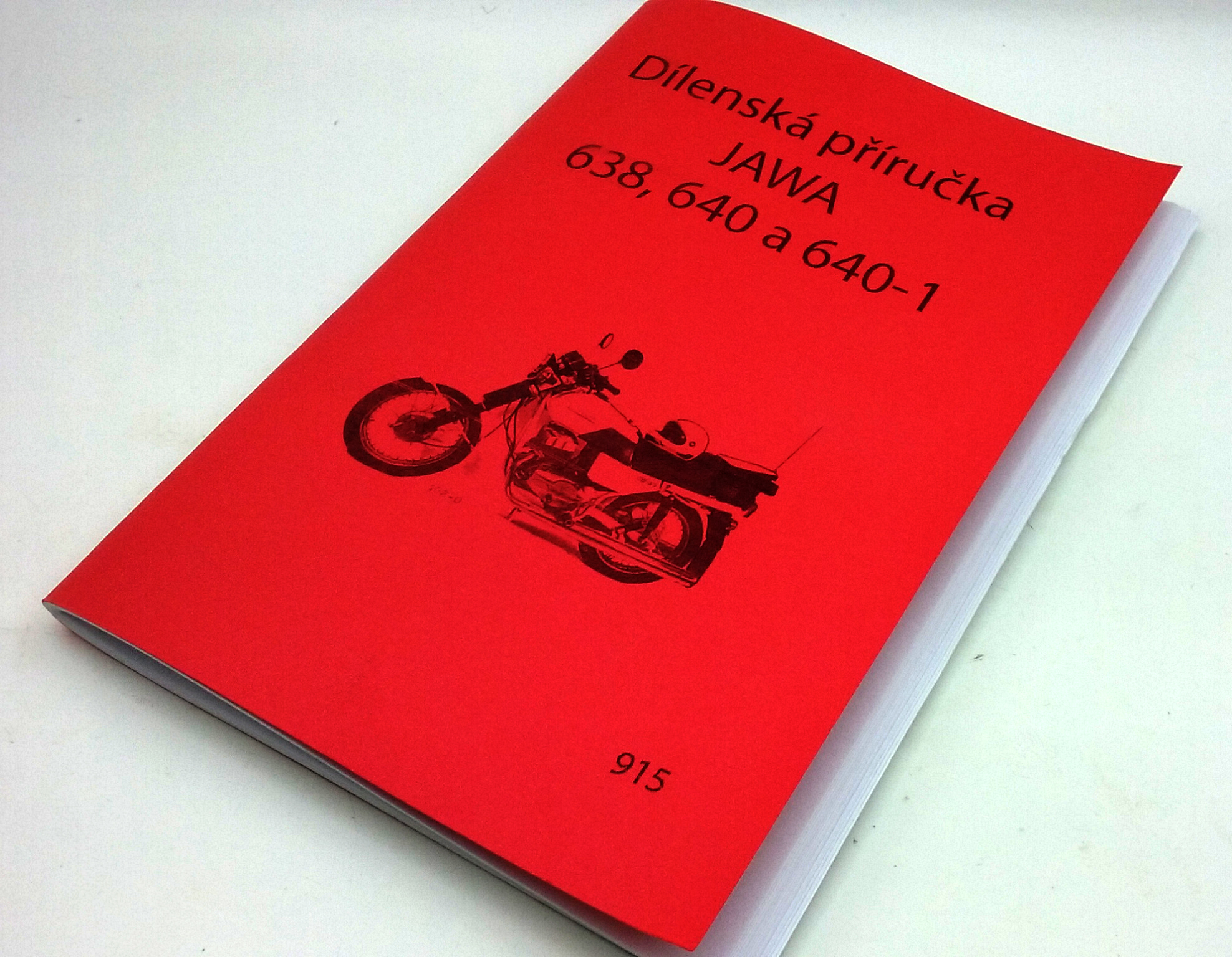 Jawa 638,640 a 640-1 - dílenská příručka reprint