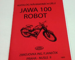 Jawa 100 Robot - katalog náhradních dílů reprint