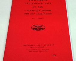 Jawa 100 Robot - Katalog dílů reprint