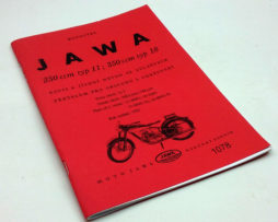 JAWA 250 typ 11 a Jawa 350 typ 18 - Pérák Návod k obsluze a údržbě reprint