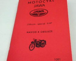 Jawa 250 ccm - special 9HP - návod k obsluze, reprint