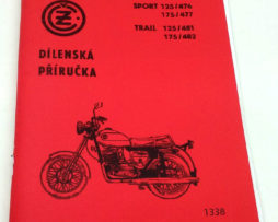 ČZ sport 125/476,175/477, Trail 125/481,175/482 - dílenská příručka reprint