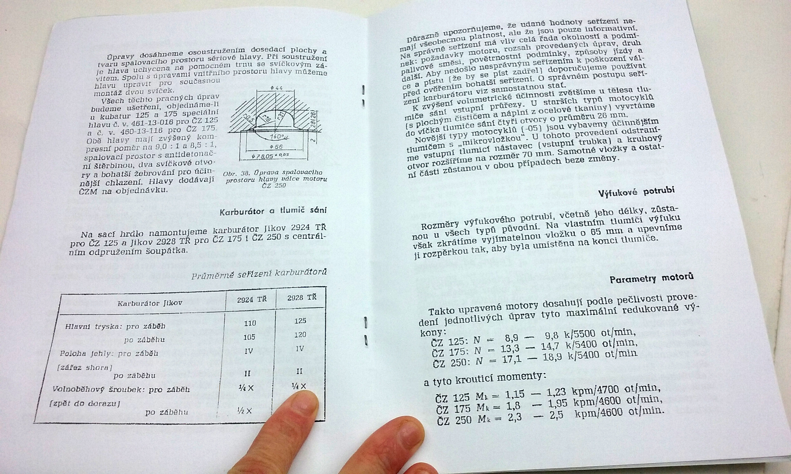 Úpravy motorů ČZ 125-453, 175-450, 250-455 na vyšší výkon reprint - Image 4