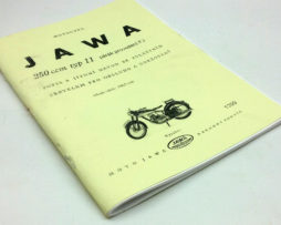 JAWA 250 typ 11 pérák FJ  Podrobný návod k obsluze reprint