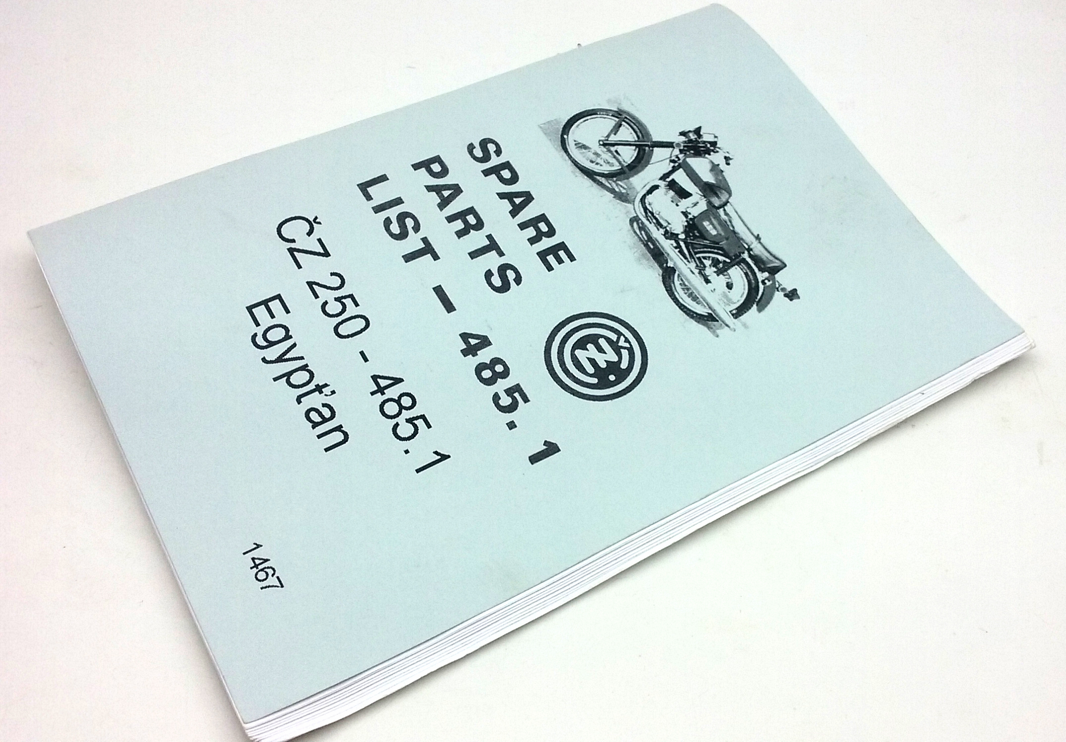 CZ 250/ 485.1 Egypťan Katalog náhr.dílů anglicky reprint - Image 7