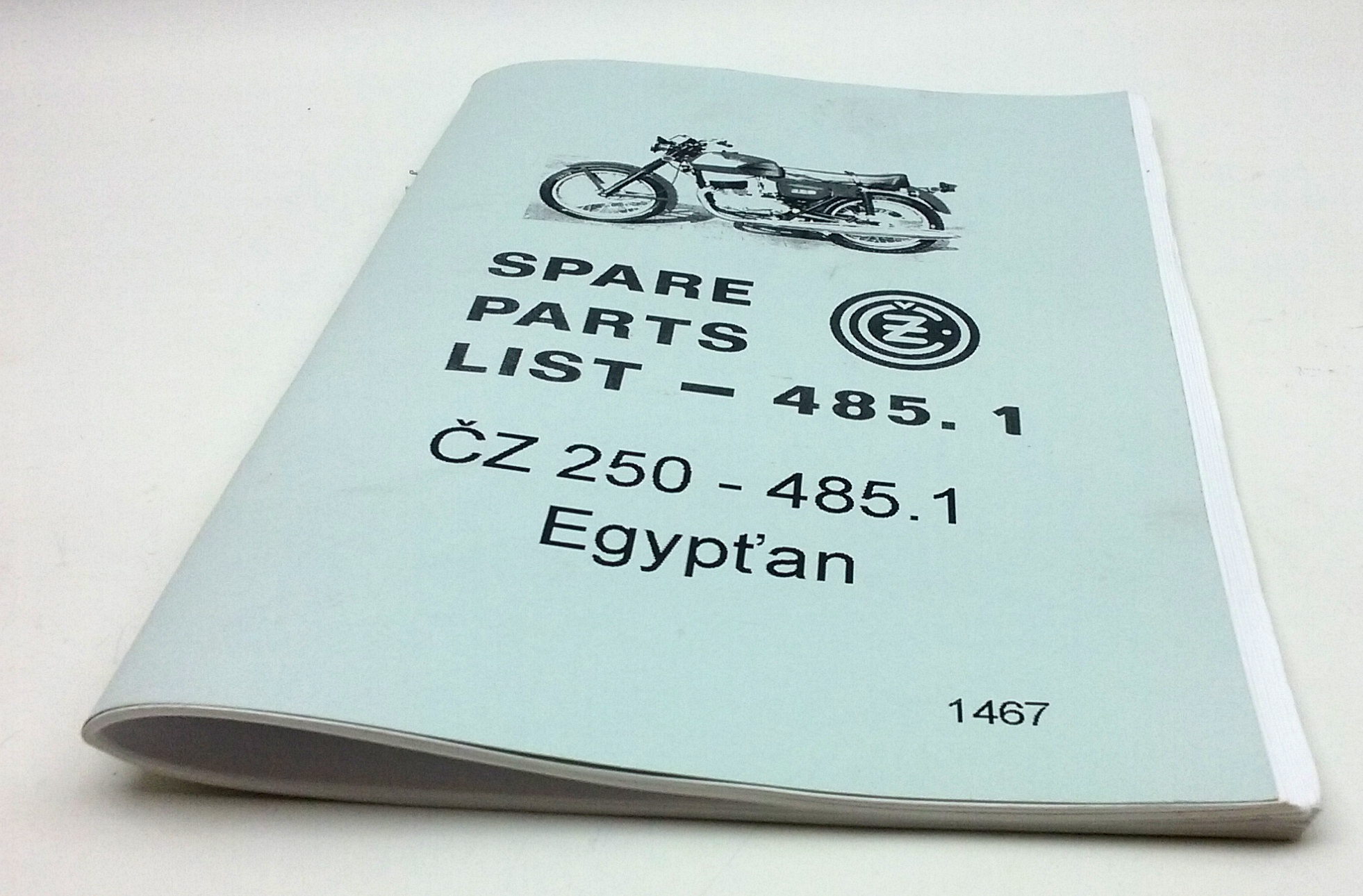 CZ 250/ 485.1 Egypťan Katalog náhr.dílů anglicky reprint - Image 6