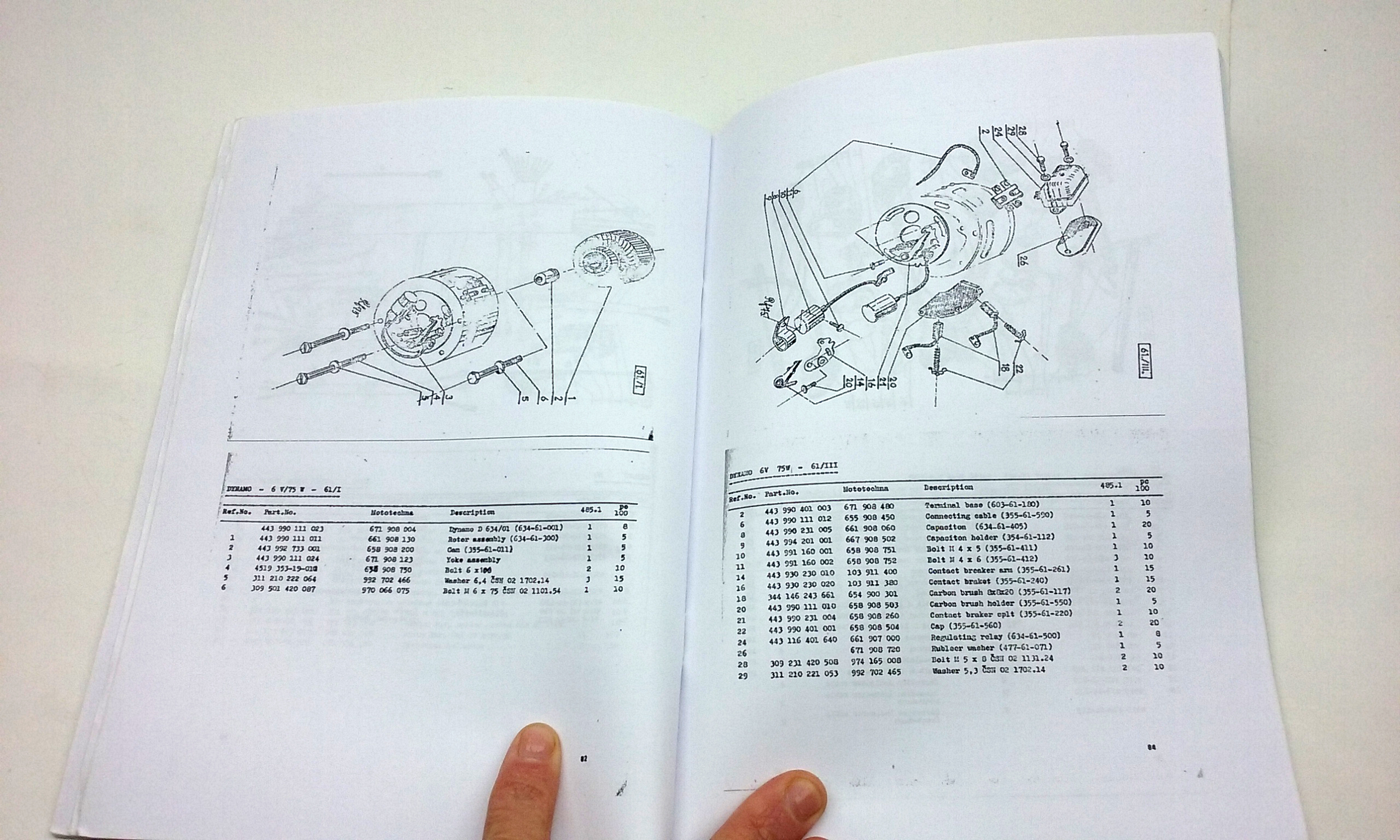 CZ 250/ 485.1 Egypťan Katalog náhr.dílů anglicky reprint - Image 4