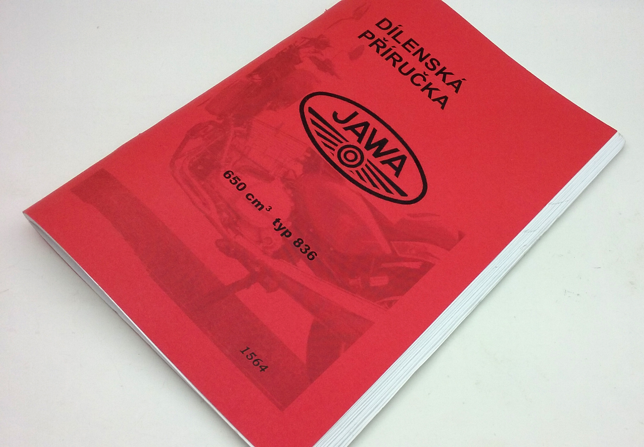 Jawa 650cm3 typ 836 - dílenská příručka 2004 reprint