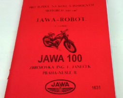 Jawa 100 Robot  II.vydání  Návod k obsluze a údržbě reprint