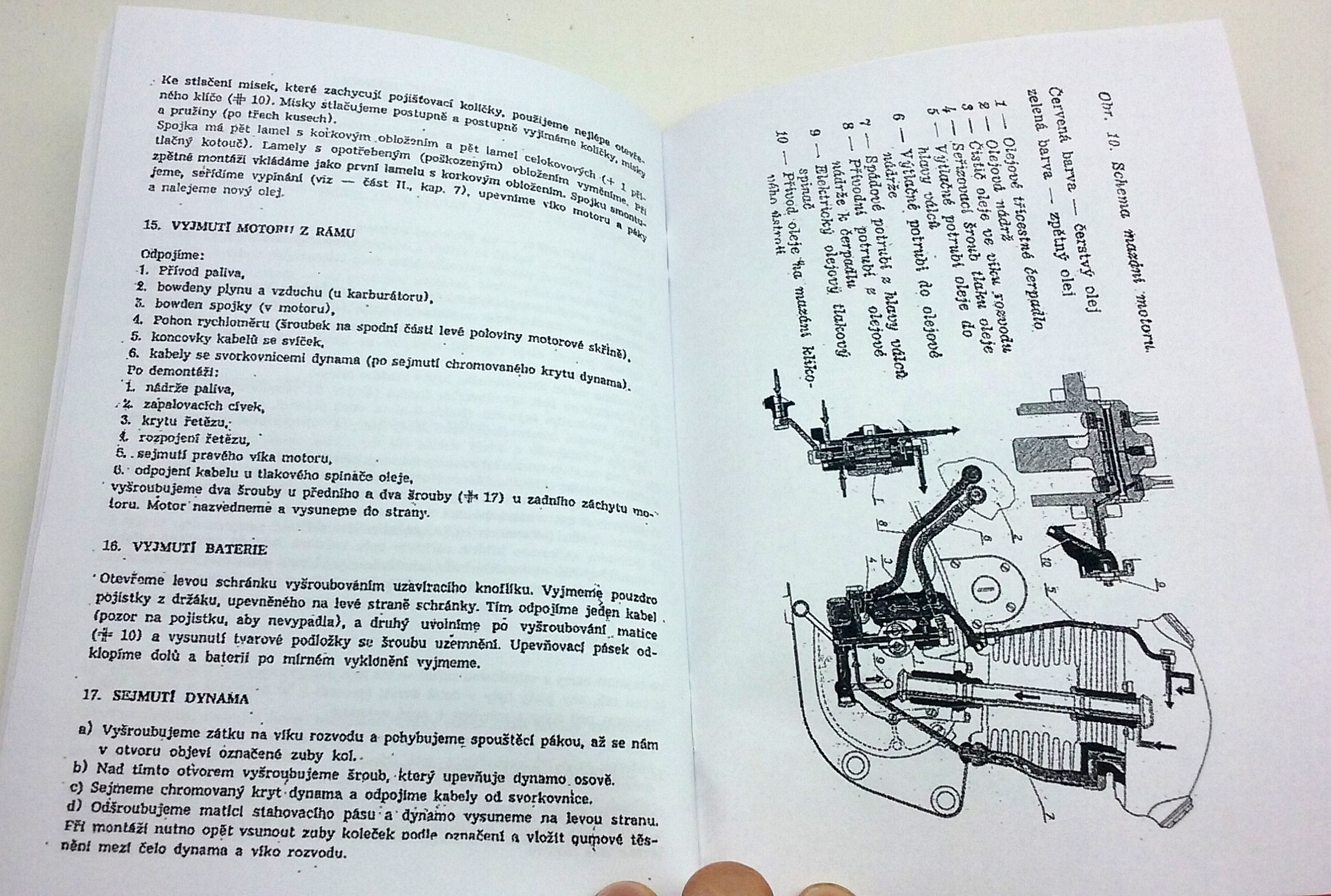 JAWA 500 OHC typ 15/02 Návod k obsluze a údržbě 1957-58 reprint - Image 2
