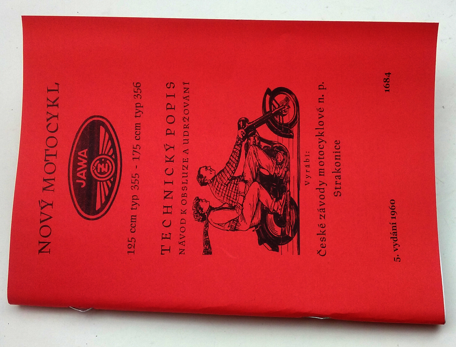 JAWA ČZ 125 typ 355 a Jawa ČZ 175 typ 356 Návod k obsluze 1960 reprint - Image 8