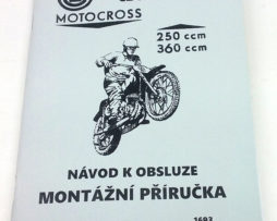 ČZ Motocross 250-968, ČZ 360-969/01 - návod k obsluze , montážní příručka,1968 reprint