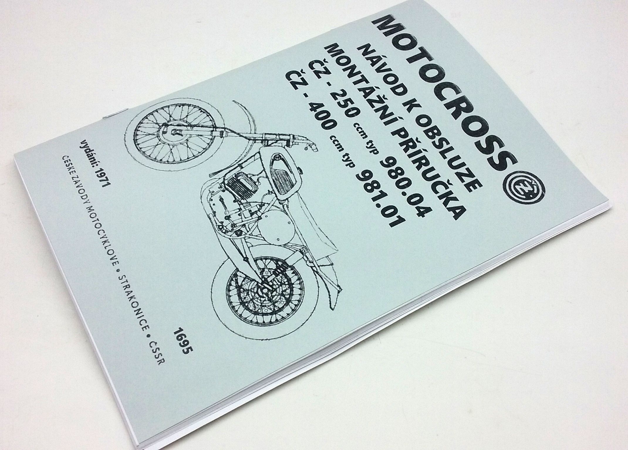 CZ 250-980/04 CZ 400-969/01 Motocross Návod a montážní příručka 1971 reprint - Image 6