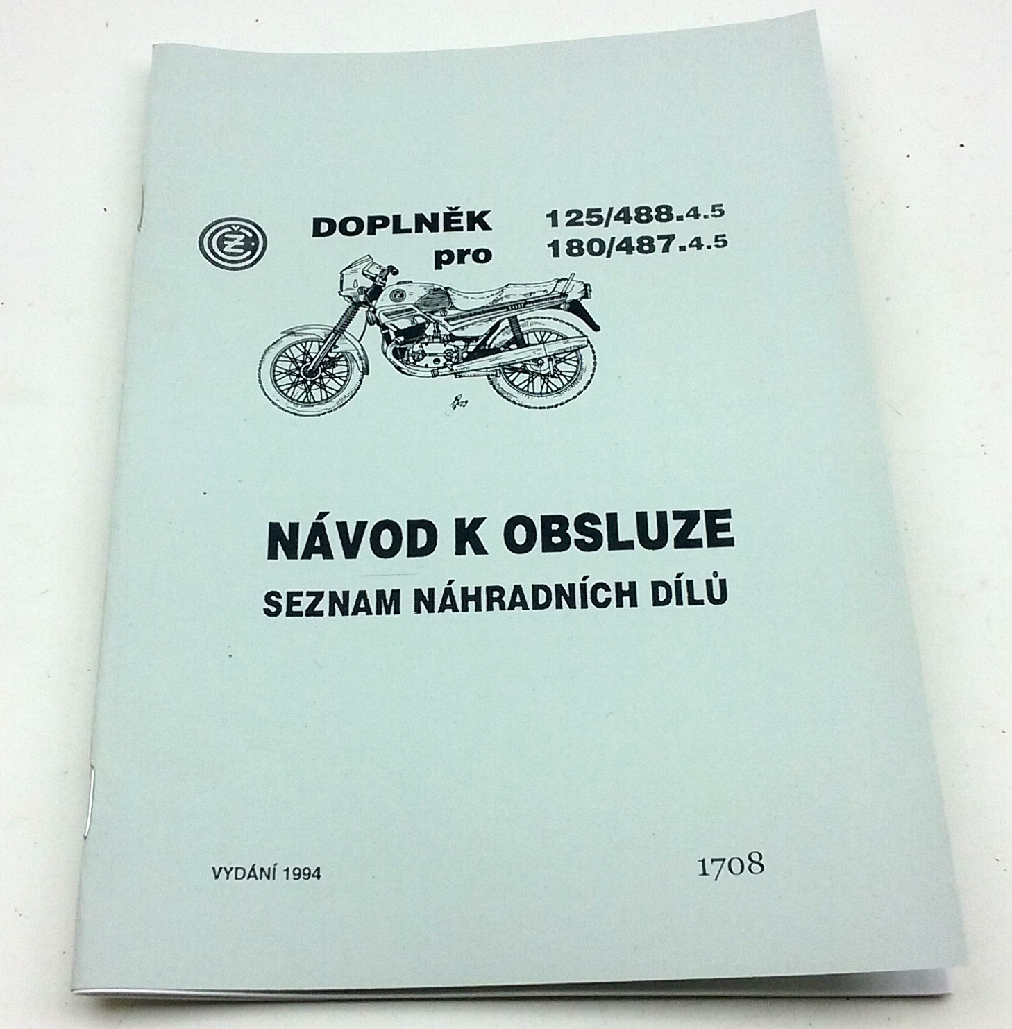 CZ125-488.4/5 a 180/487.4-5 Doplněk Návodu k obsluze a Katalogu náhradních dílů 1994, reprint - Image 10