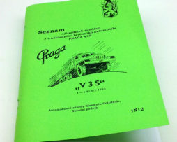 Praga V3S Katalog ND 1956 reprint