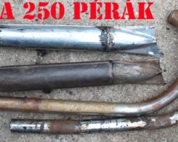 Kolena a tlumiče výfuku Jawa 250 pérák