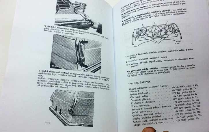 Škoda 1203 Návod k obsluze - vydání 1968. Reprint. - Image 3