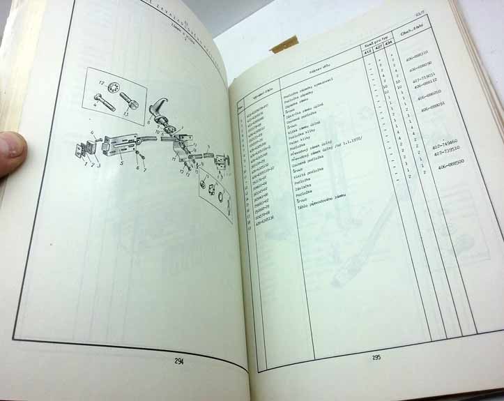 Moskvič 412, 427, 434 - Katalog náhradních dílů - Mototechna 1972 - Image 3