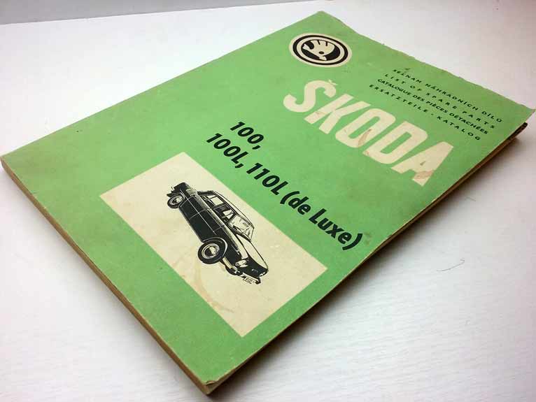 Škoda 100, 100L, 110L (de Luxe) - Seznam náhradních dílů 1970-1971