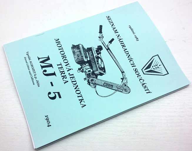 Motorová jednotka Terra MJ-5 Seznam dílů rok 1983 reprint. - Image 5
