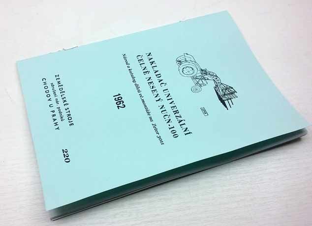 Nakladač universální čelně nesený NUČN-100 Návod a katalog dílů reprint. - Image 7