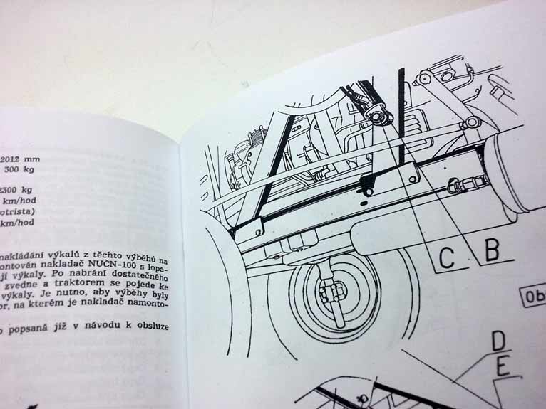 Nakladač universální čelně nesený NUČN-100 Návod a katalog dílů reprint. - Image 3