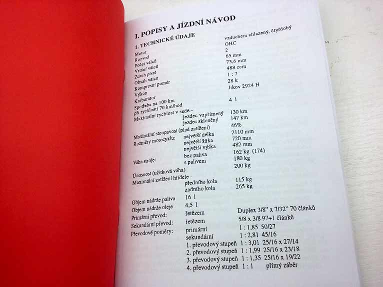 Jawa 500 OHC - Popis, údržba, sežízení, jízda reprint - Image 7