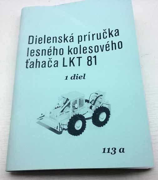 LKT 81- Dílenská příručka ve Slovenštině - reprint.