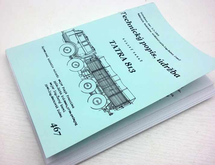 Tatra 813 Kolový tahač - technický popis údržba reprint. V - Image 6