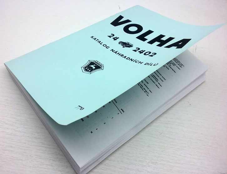 Volha 24 GAZ typ 2402 - katalog náhradních dílů - reprint. - Image 8