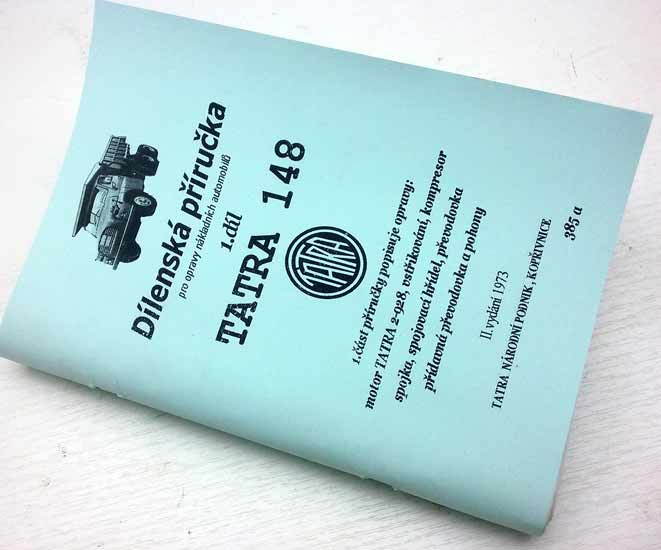 Tatra 148 - Dílenská příručka 1.díl - motor, převodovka, pohony -reprint - Image 6