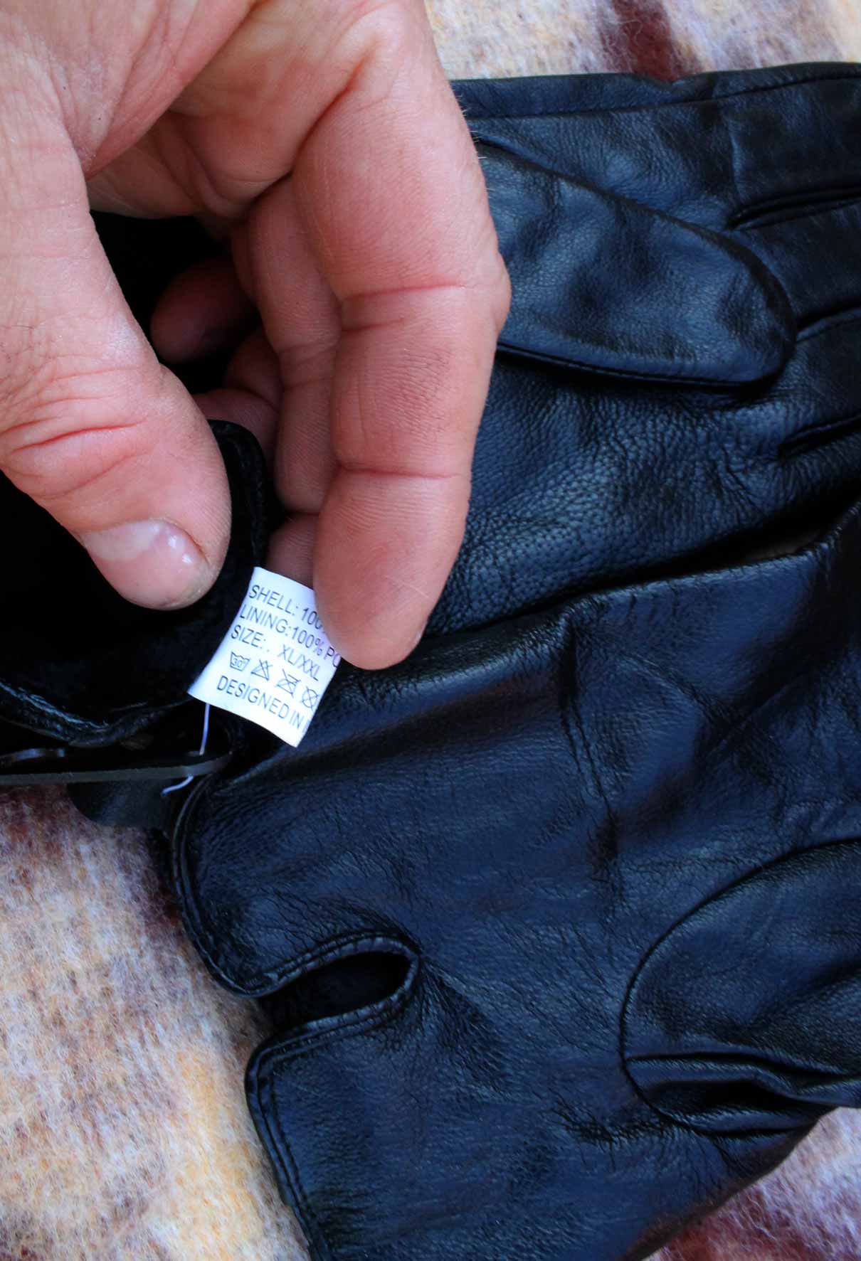 Motorukavice měkká pravá kůže Vigass vel: M - L - Image 8