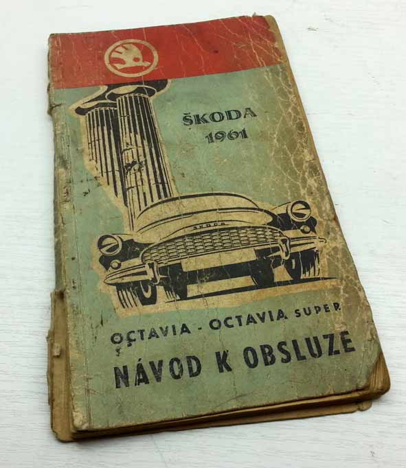 Škoda Octavia, Octavia Super Návod k obsluze 1961