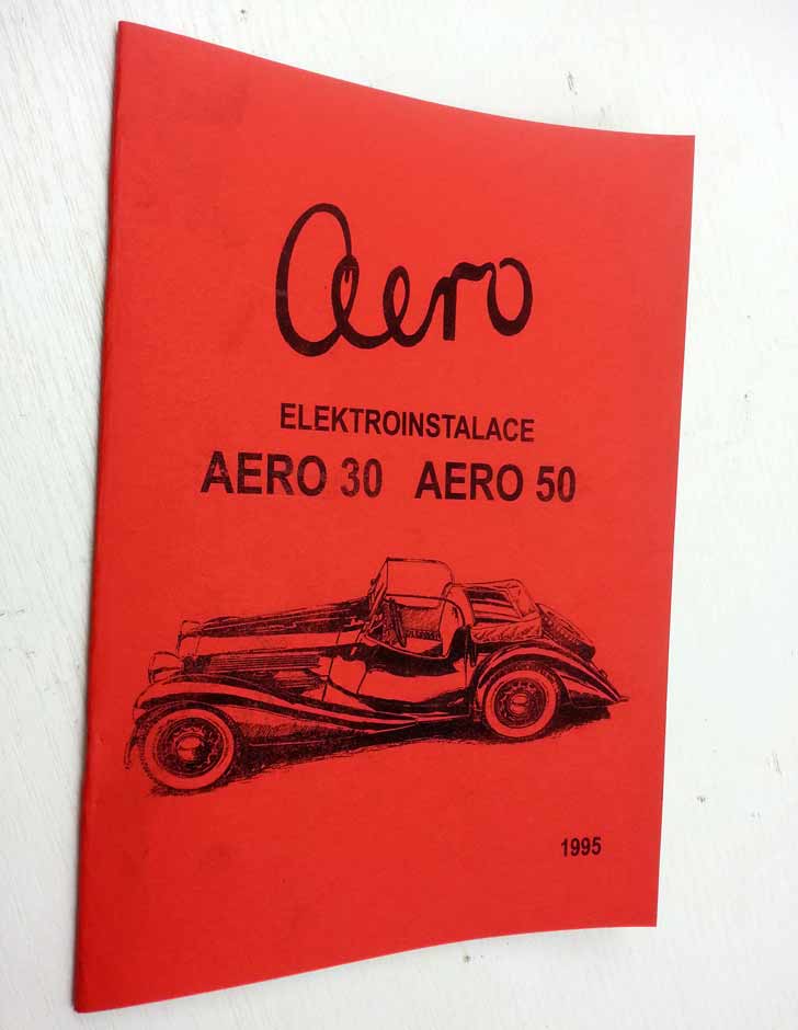 Aero 30, 50 - Elektroinstalace vozů - reprint