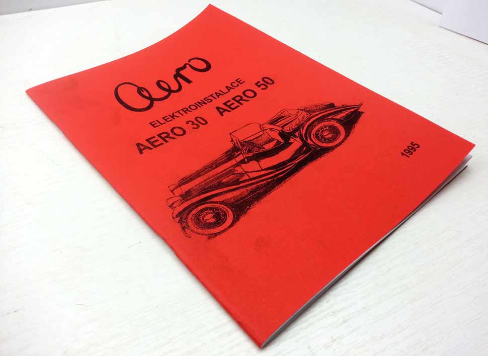 Aero 30, 50 - Elektroinstalace vozů - reprint - Image 5