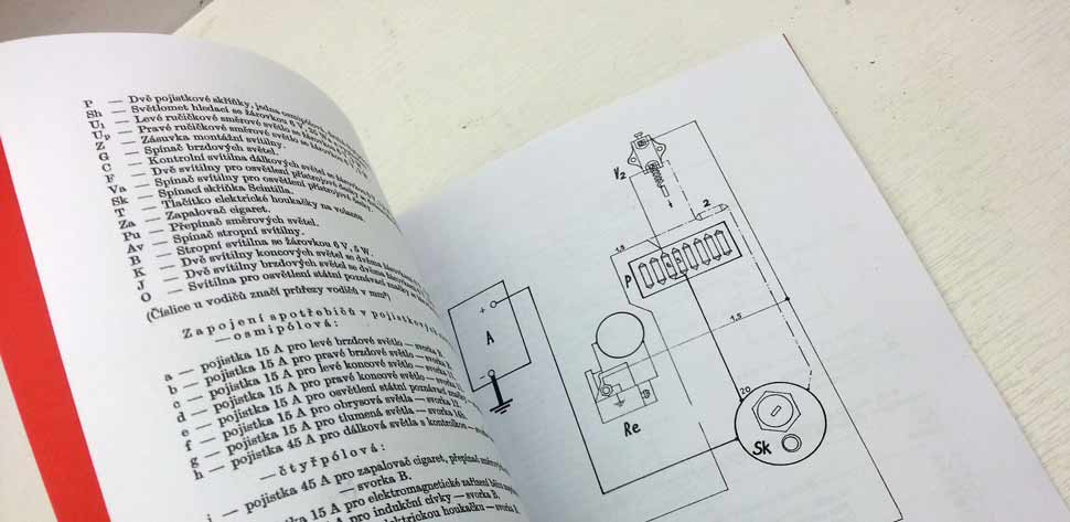Aero 30, 50 - Elektroinstalace vozů - reprint - Image 4