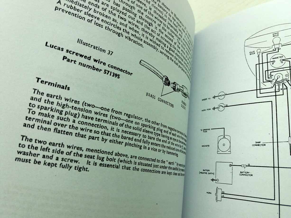 Matchless 350cc and 500 cc, Spring, frame and Rigid - Maitenance Manual and Instruction Book reprint - - Image 10