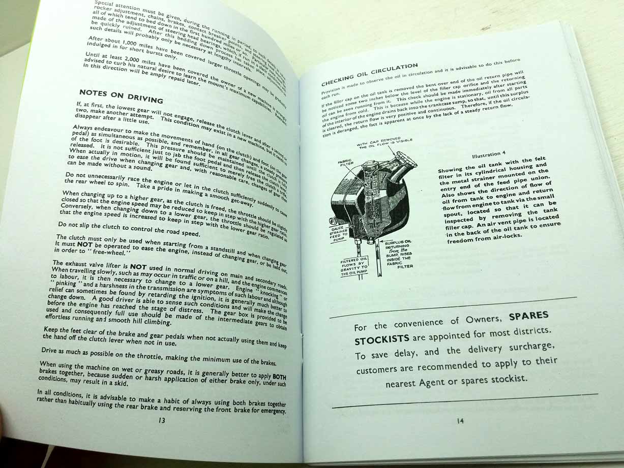 Matchless 350cc and 500 cc, Spring, frame and Rigid - Maitenance Manual and Instruction Book reprint - - Image 6