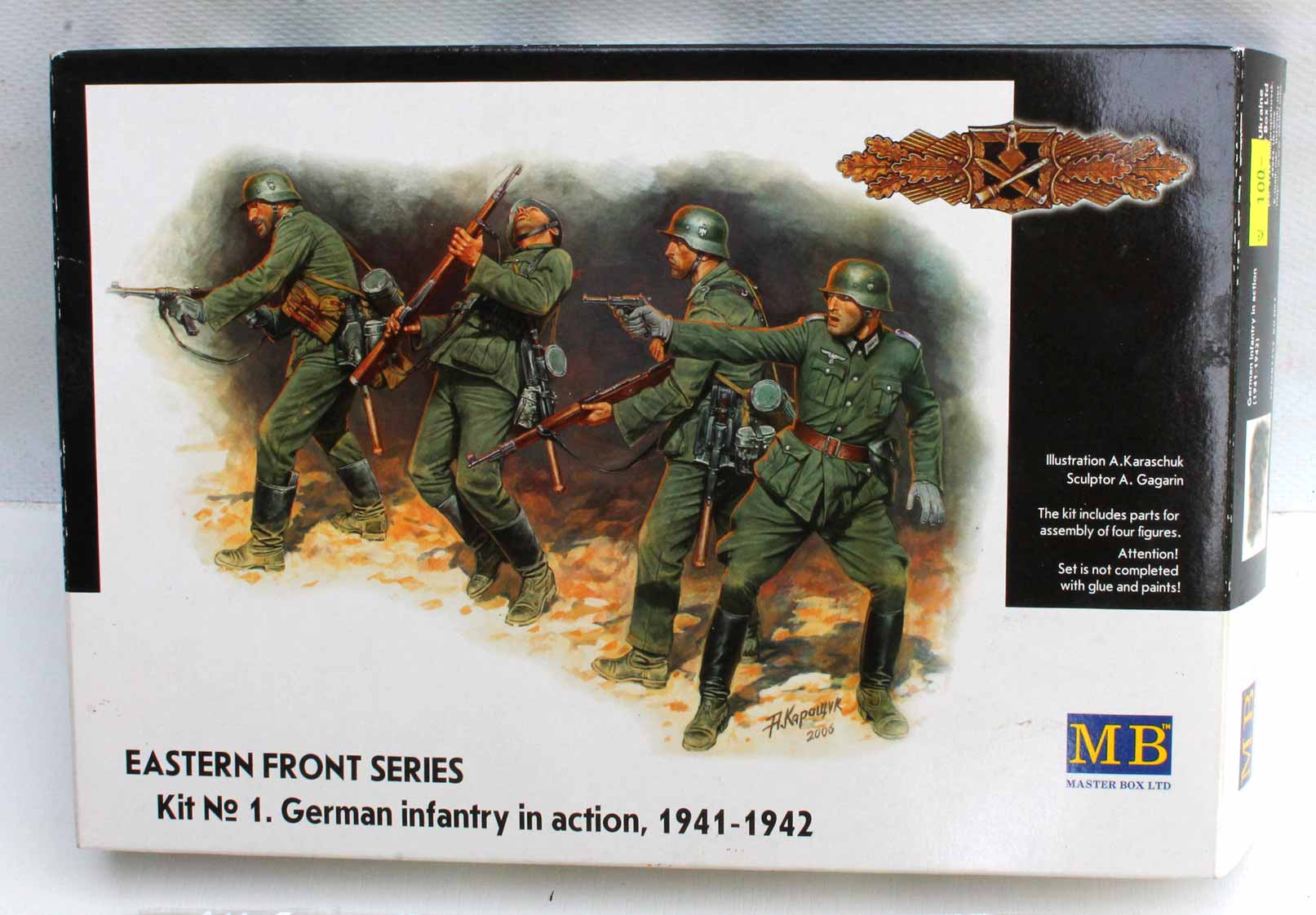 Stavebnice German infantry in Action od MB 1.35.