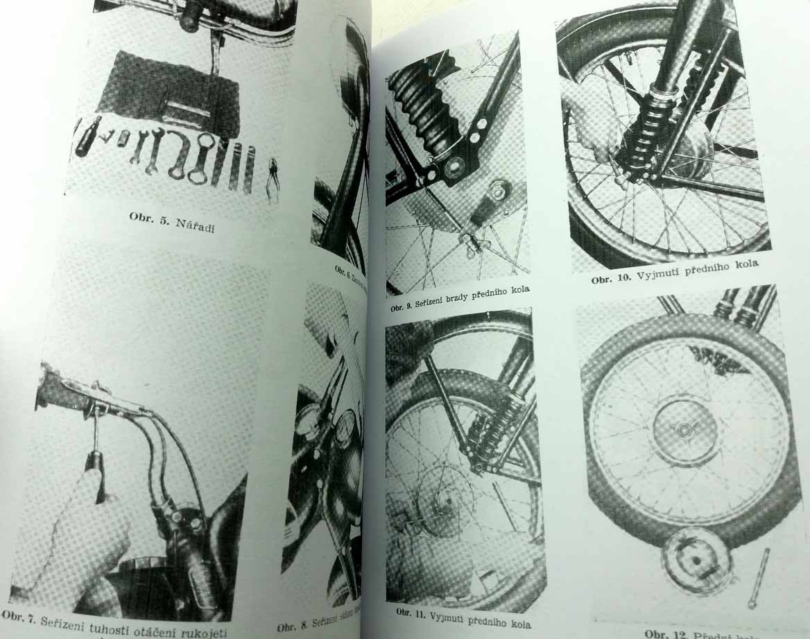 Jawa 250ccm typ 11 a Jawa 350ccm typ 18 - pérák Popis a jízdní návod se zvláštním zřetelem pro obsluhu a udržování - rok 1953 reprint - Image 6
