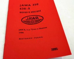 Jawa 350/638-5 - Návod k obsluze vydání 1984 reprint