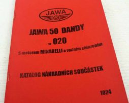 Jawa 50 Dandy typ 020 Katalog náhradních dílů reprint.