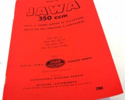 Jawa 350 typ 12 pérák - Technický popis a jízdní návod se zvláštním zřetelem na obsluhu a udržování - reprint.